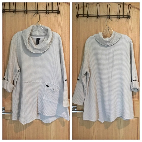 Waffle Cotton Knit Tunic by Focus Casual Life - Picture 7 of 8